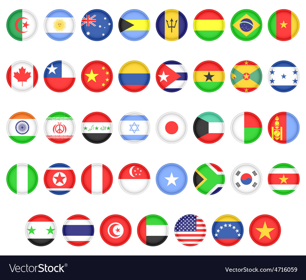 Flags of different countries