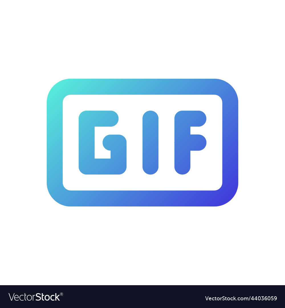 Gif Pixel Perfect Gradient Linear Ui Icon Vector Image Gif Pixel Perfect Gradient Linear Ui Icon Vector Image