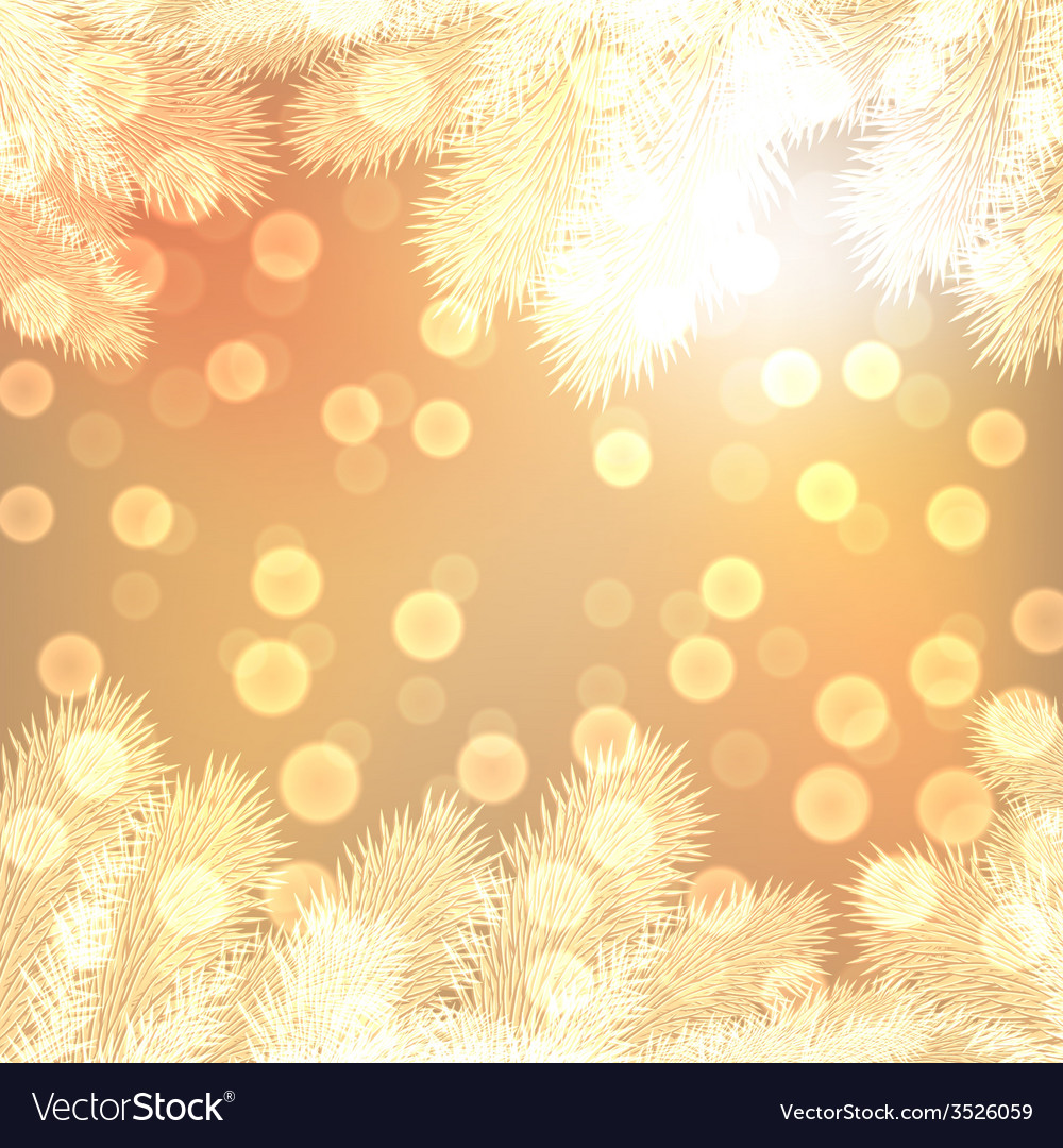 gold christmas lights background royalty free vector image gold christmas lights background