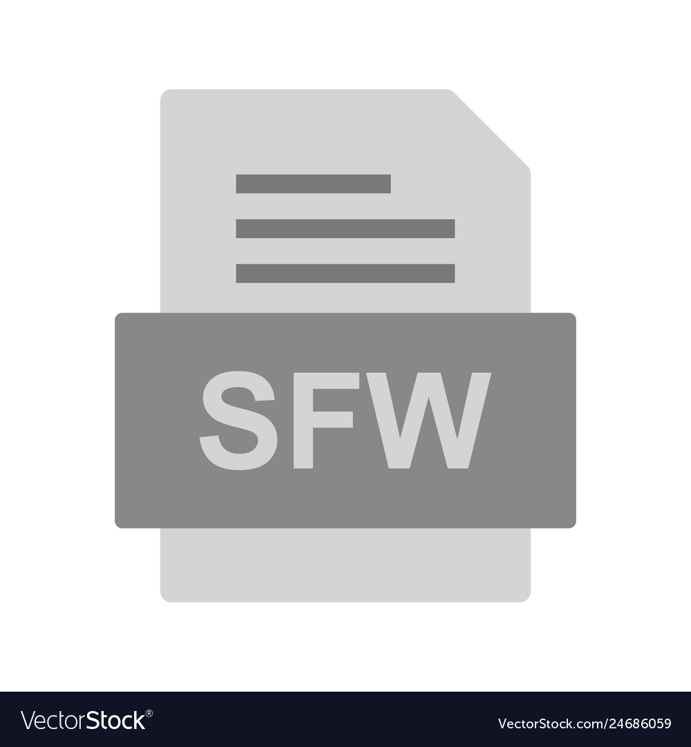 Sfw file document icon