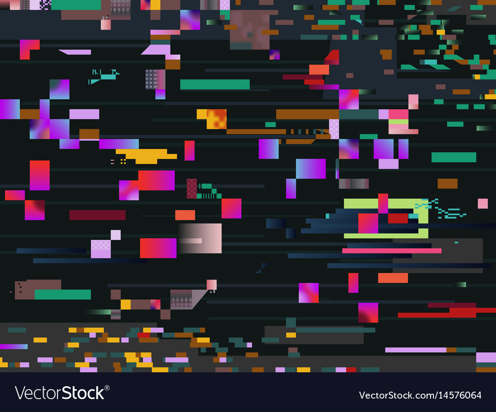 Premium Vector  Digital decay elements television glitch effects