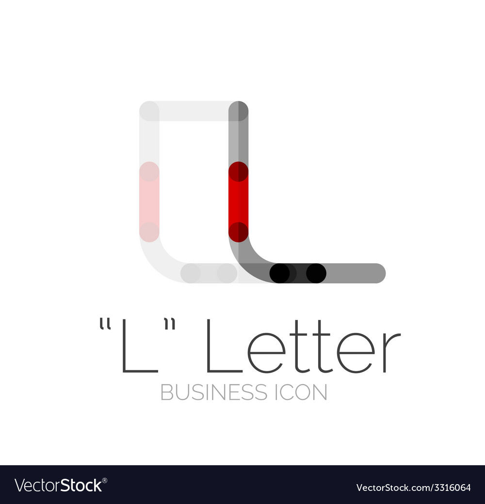 Minimal font or letter logo design