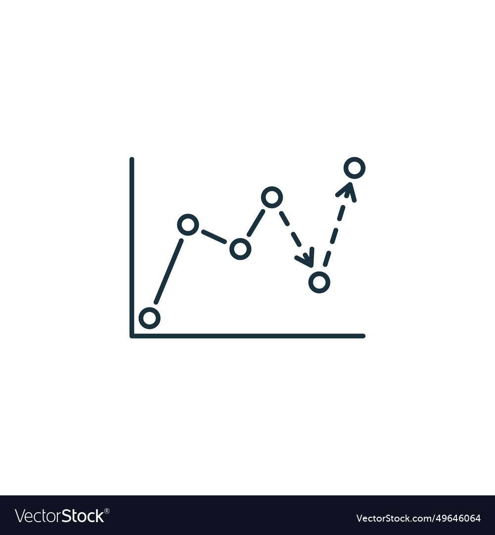 Predictive analytics icon monochrome simple sign vector image Predictive analytics icon monochrome simple sign