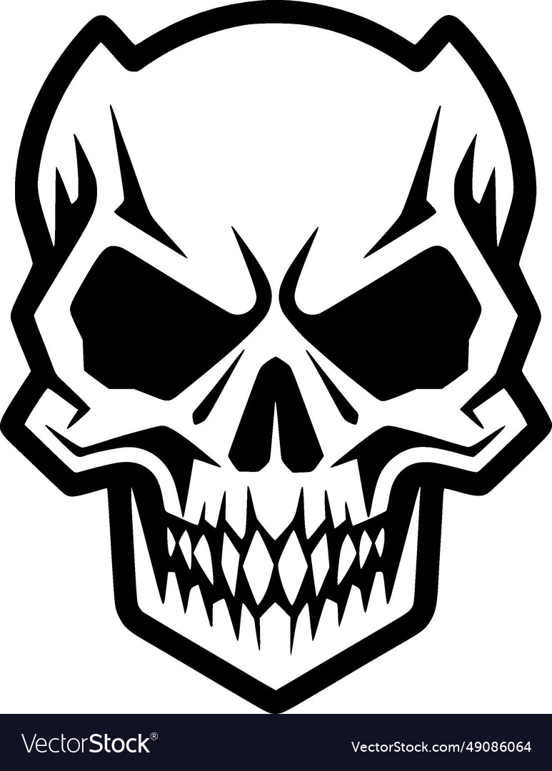 Skull - high quality logo ideal for t-shirt