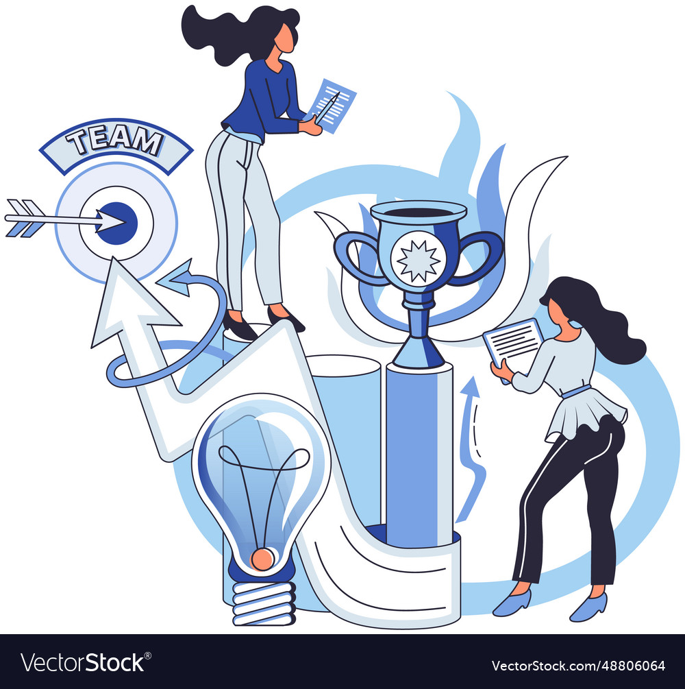 Unity and support between colleagues agreement vector image Unity and support between colleagues agreement