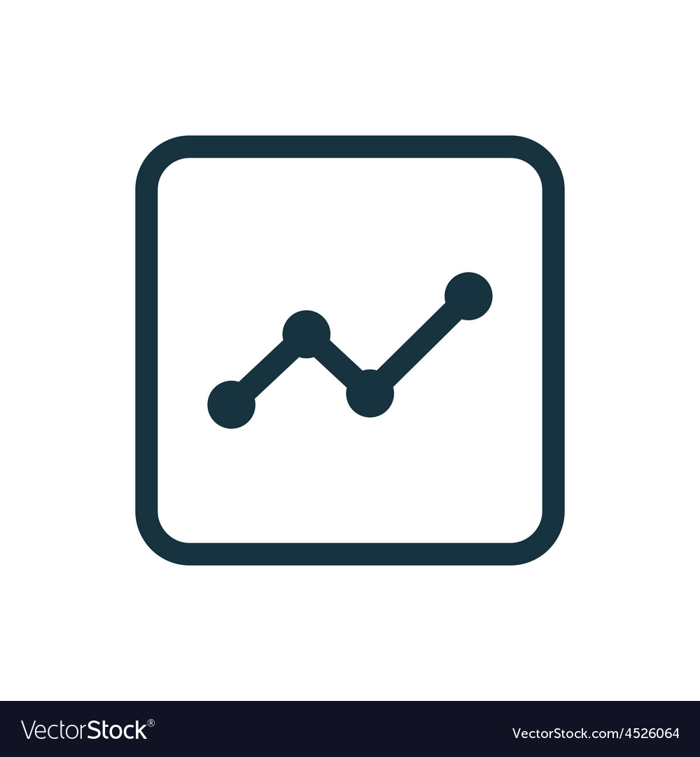 Up diagram icon rounded squares button