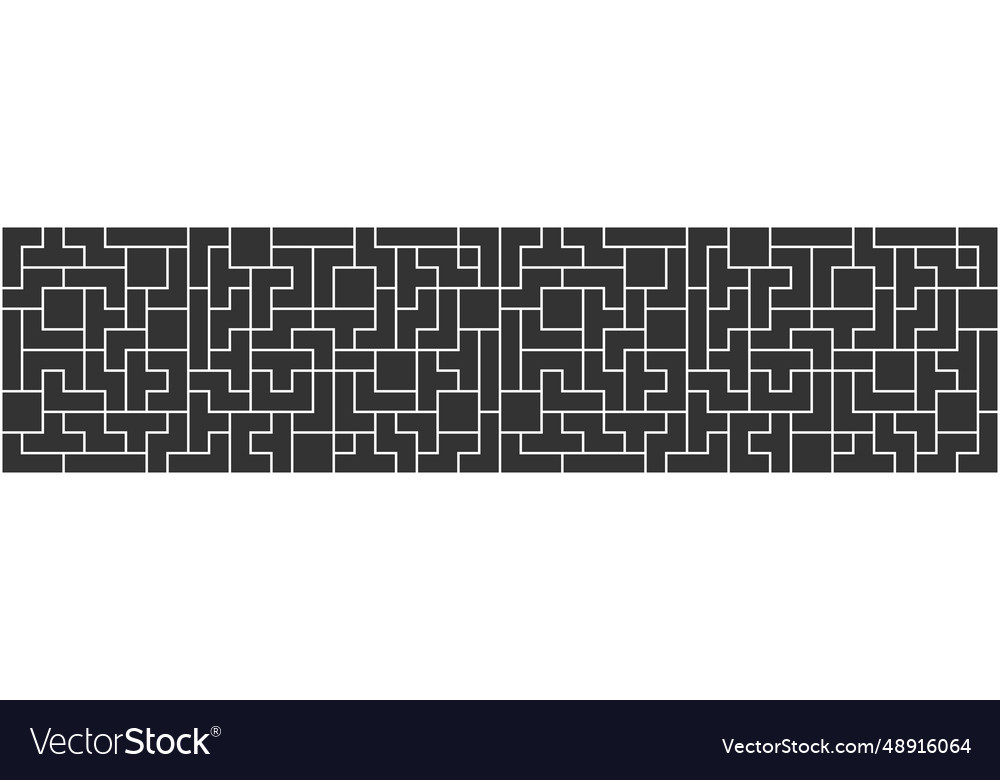 Video game background labyrinth seamless pattern