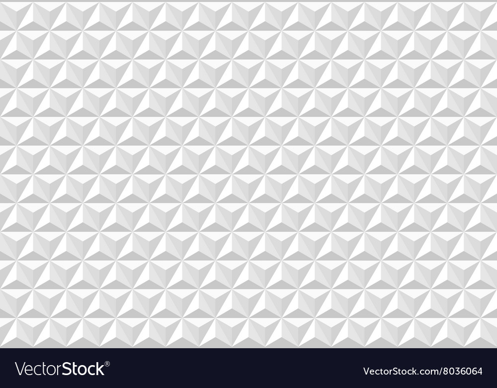 White Geometric Triangle Pattern