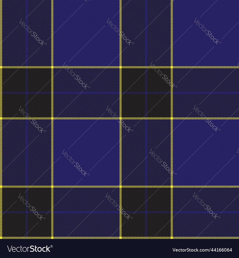 Yellow minimal plaid textured seamless pattern vector image Yellow minimal plaid textured seamless pattern