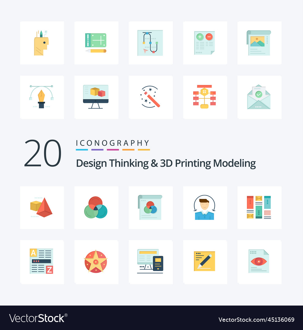 20 design thinking and d printing modeling flat
