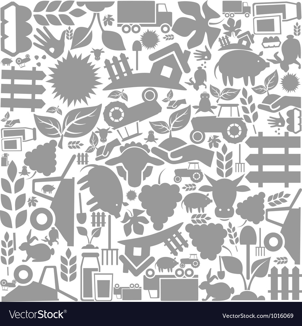 Background agriculture Royalty Free Vector Image
