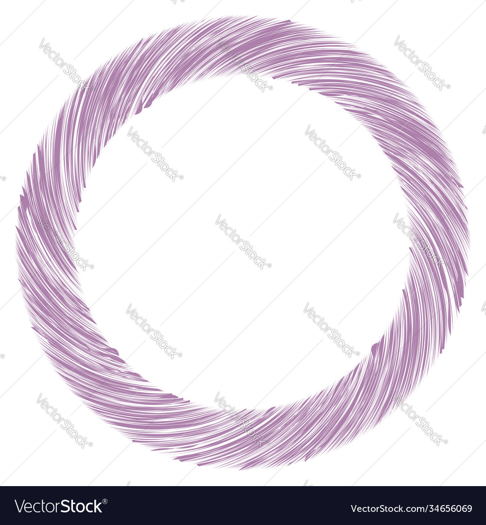 Circular spiral swirl twirl design element