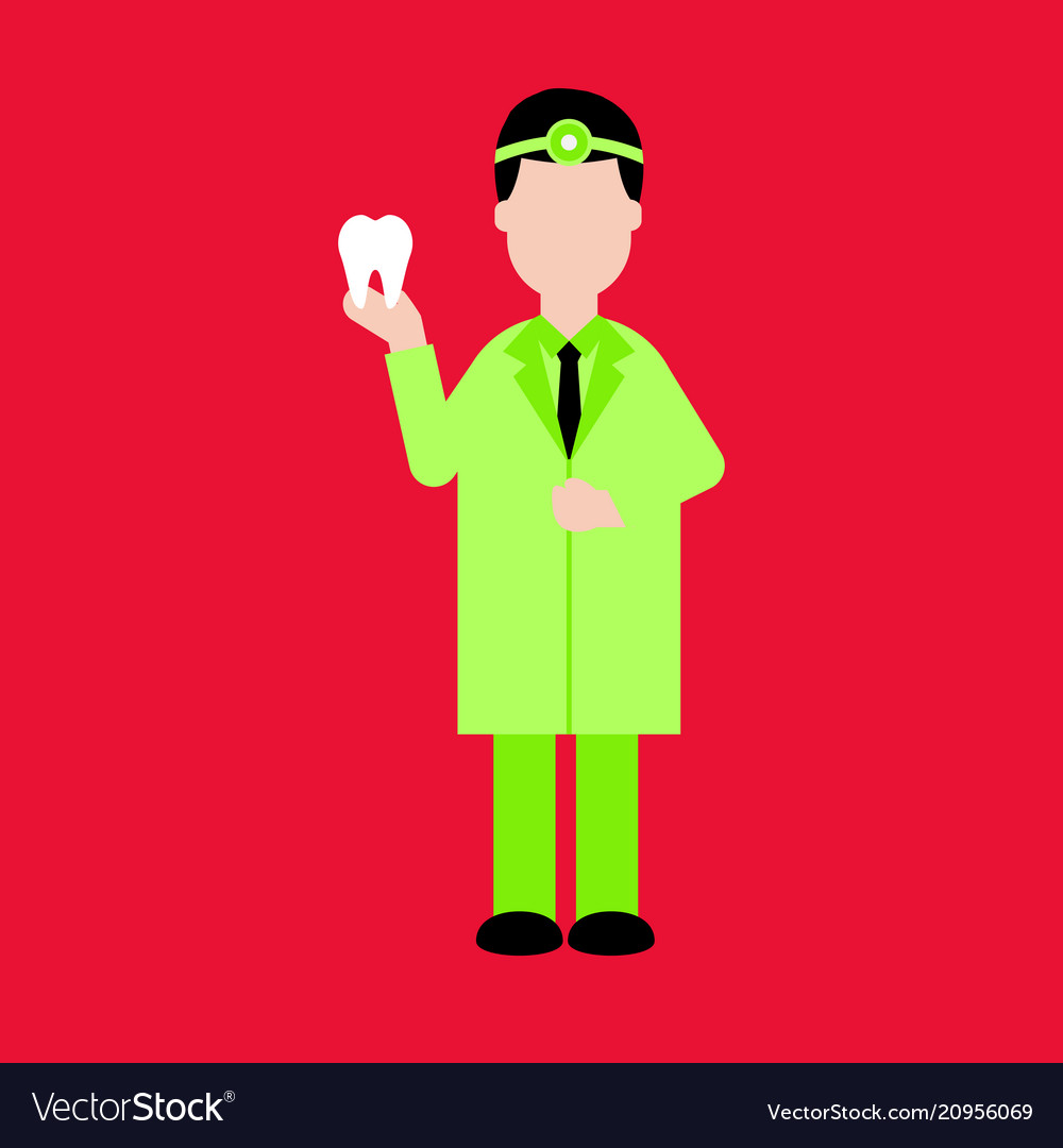 Arzt- und Zahnmedizin Konzept vector image Arzt- und Zahnmedizin Konzept
