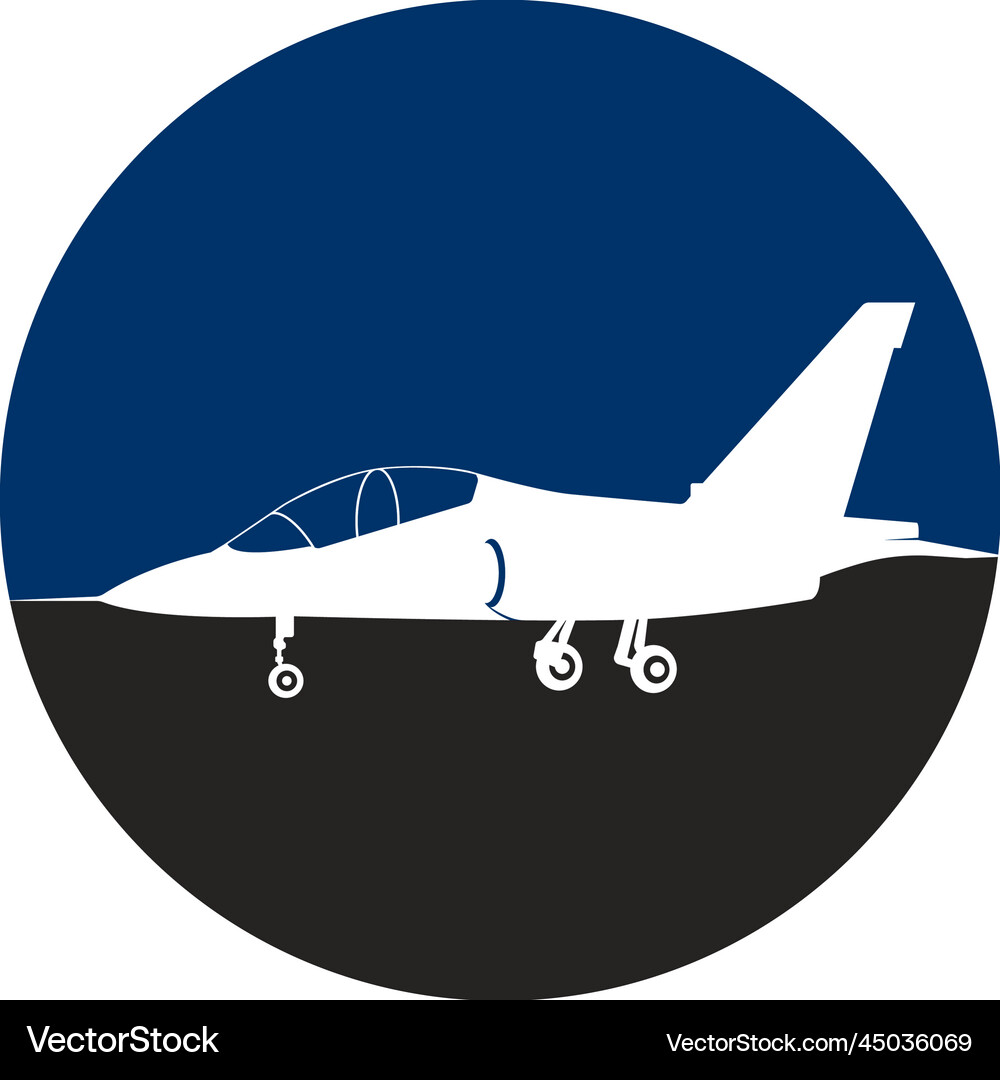 Fighter jet icon Royalty Free Vector Image - VectorStock