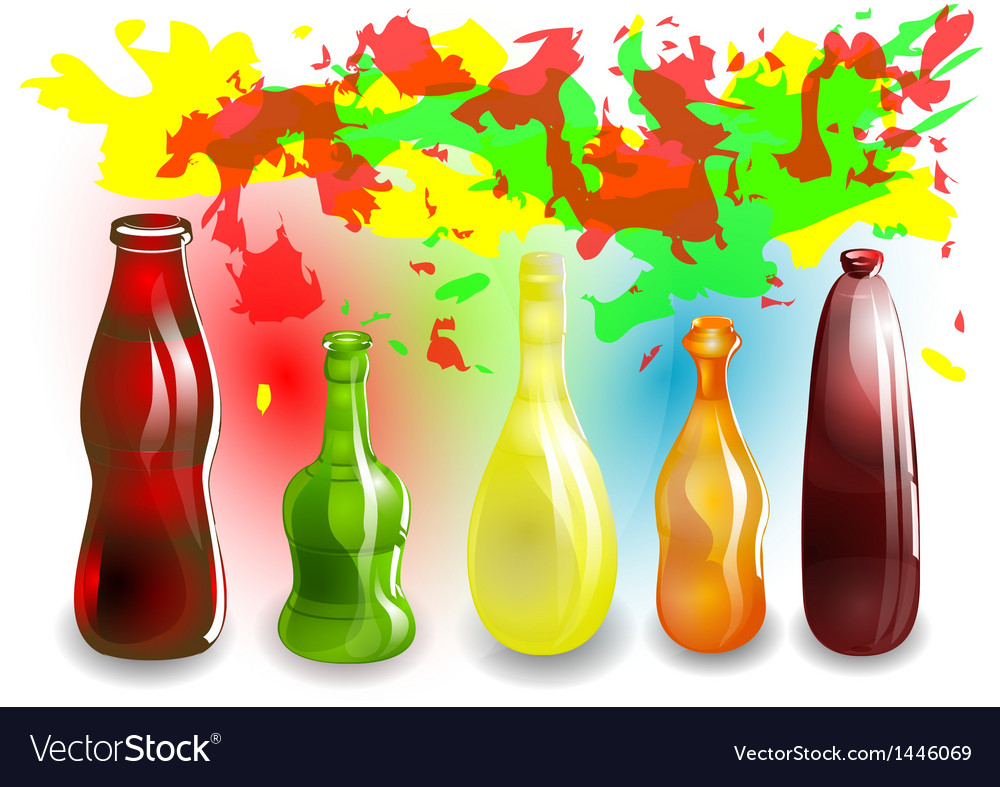 Funny colored drinks