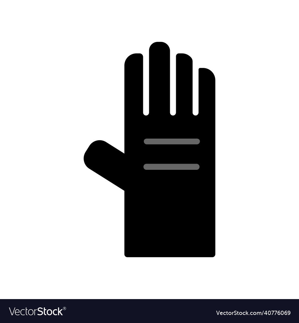 Graphic of glove icon