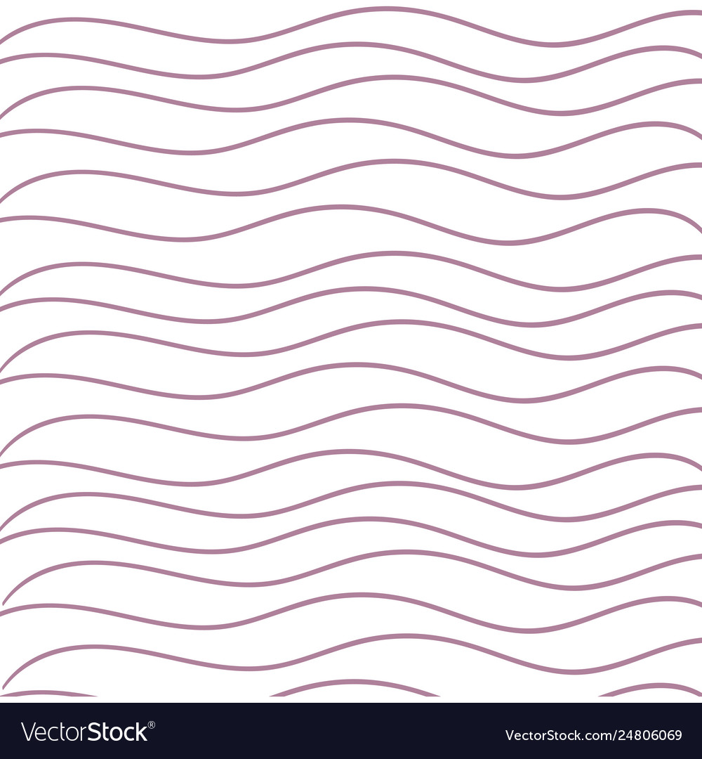 Seamless abstract wavy violet lines pattern vector image Seamless abstract wavy violet lines pattern