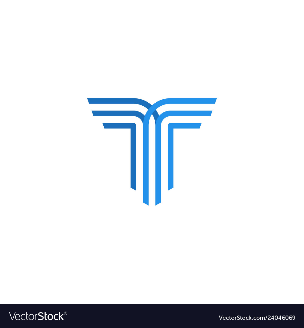 T letter logo icon