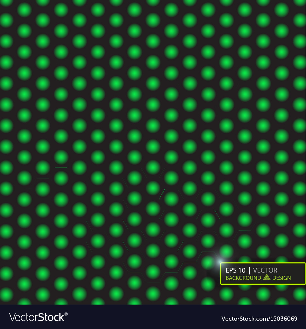 Virtual futuristic user interface of hexes