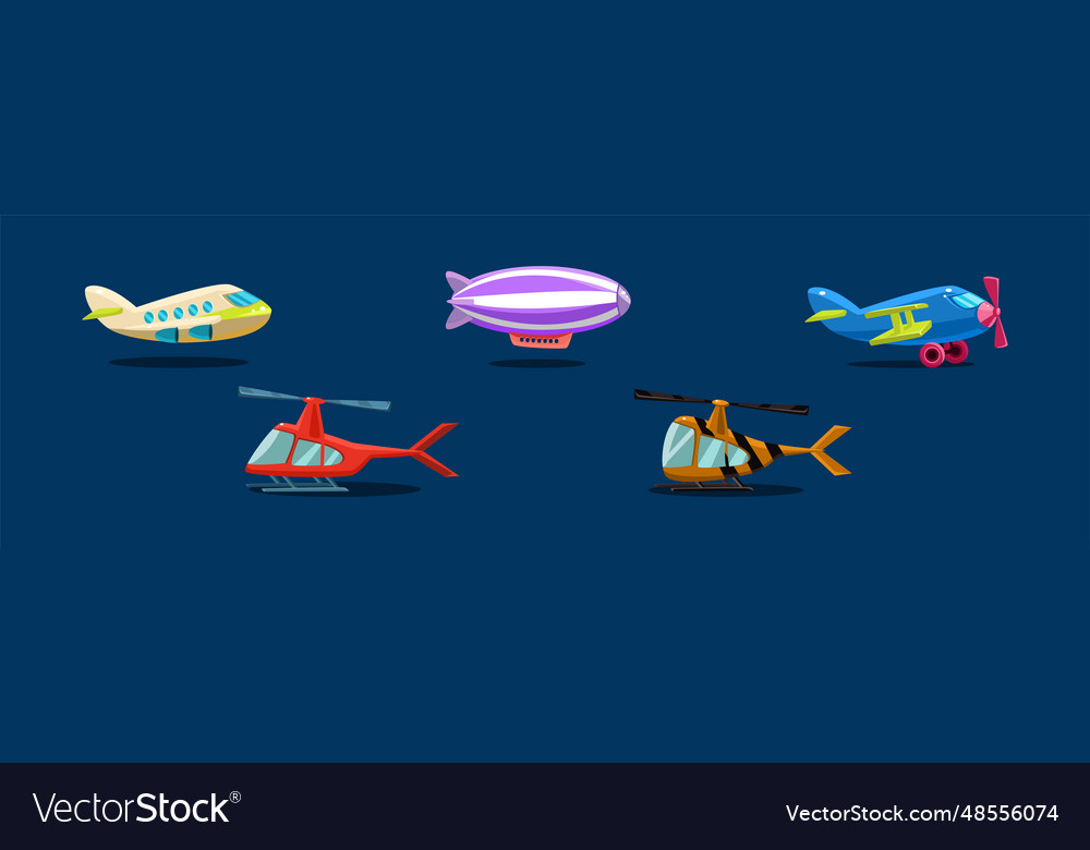 Aircraft and different air vehicle for mobile game