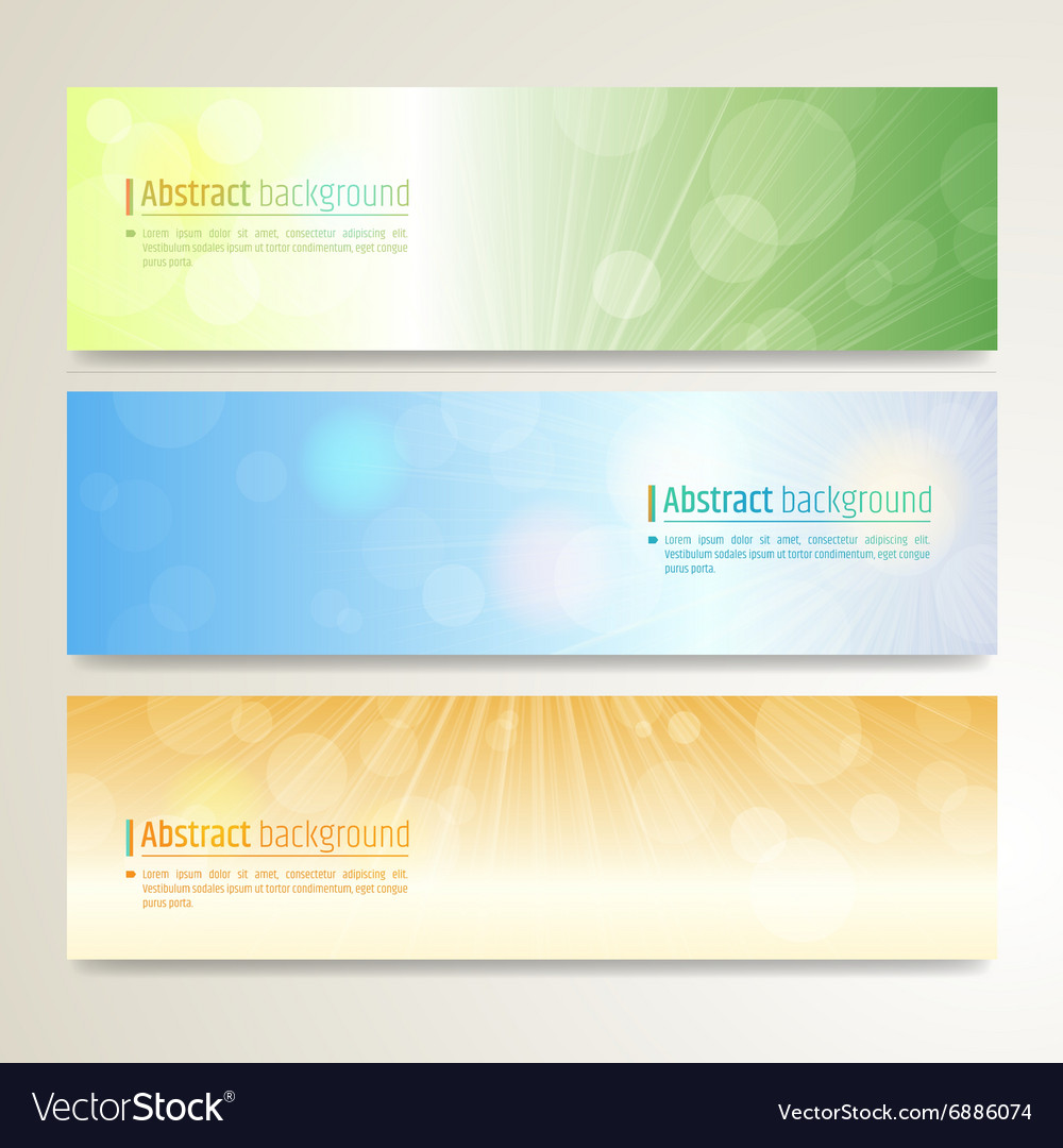 Banner abstract background twinkle