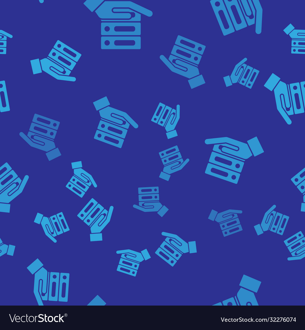 Blue server data web hosting icon isolated Vector Image Blue server data web hosting icon isolated