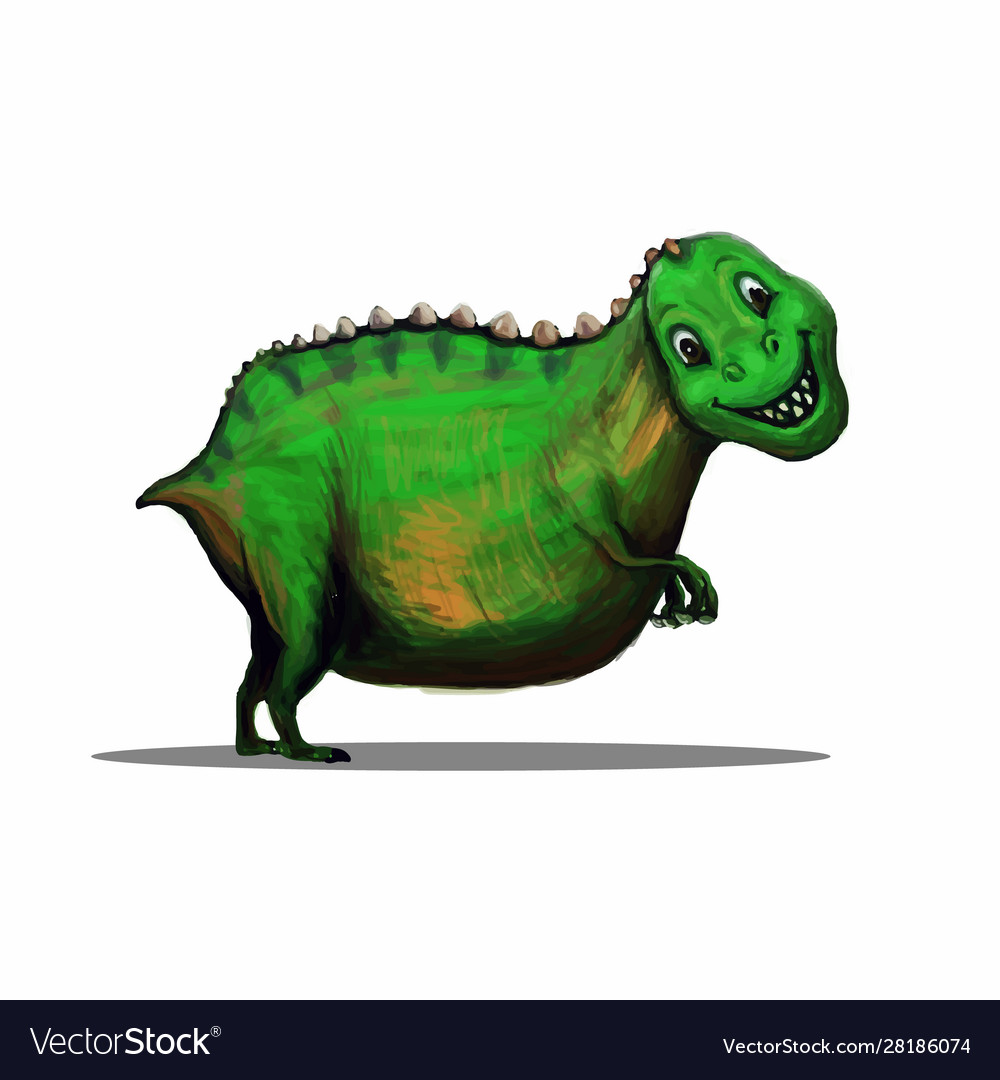 cartoon t rex drawing