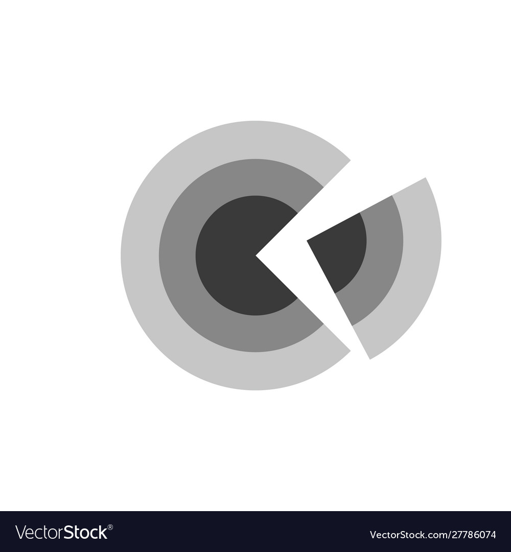 Infographics 25 75 percentgrey pie diagram vector image Infographics 25 75 percentgrey pie diagram