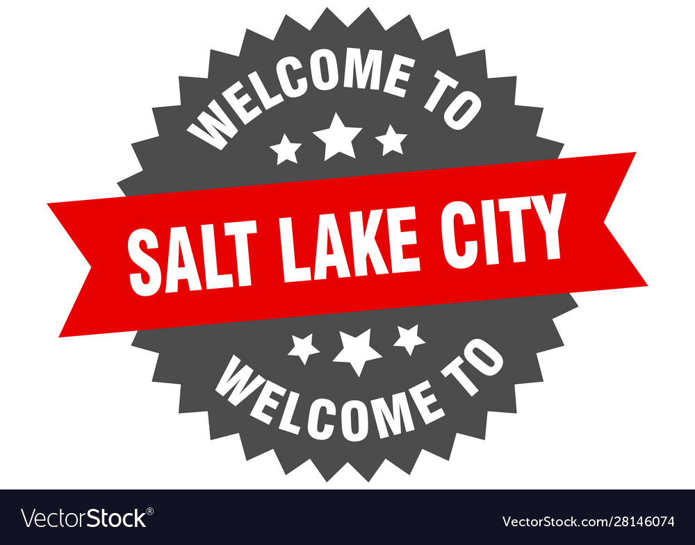 Salt lake city sign welcome to red