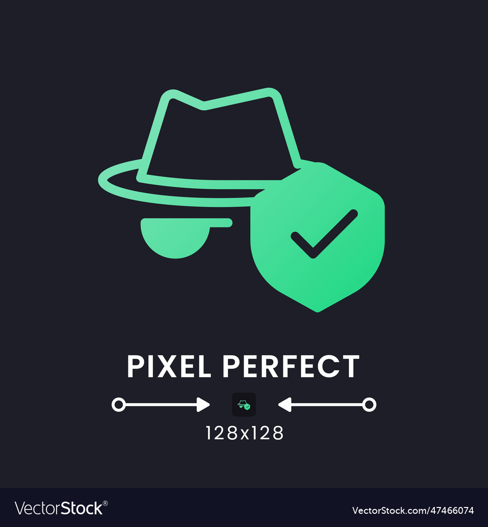 Virtual private network green solid gradient vector image Virtual private network green solid gradient