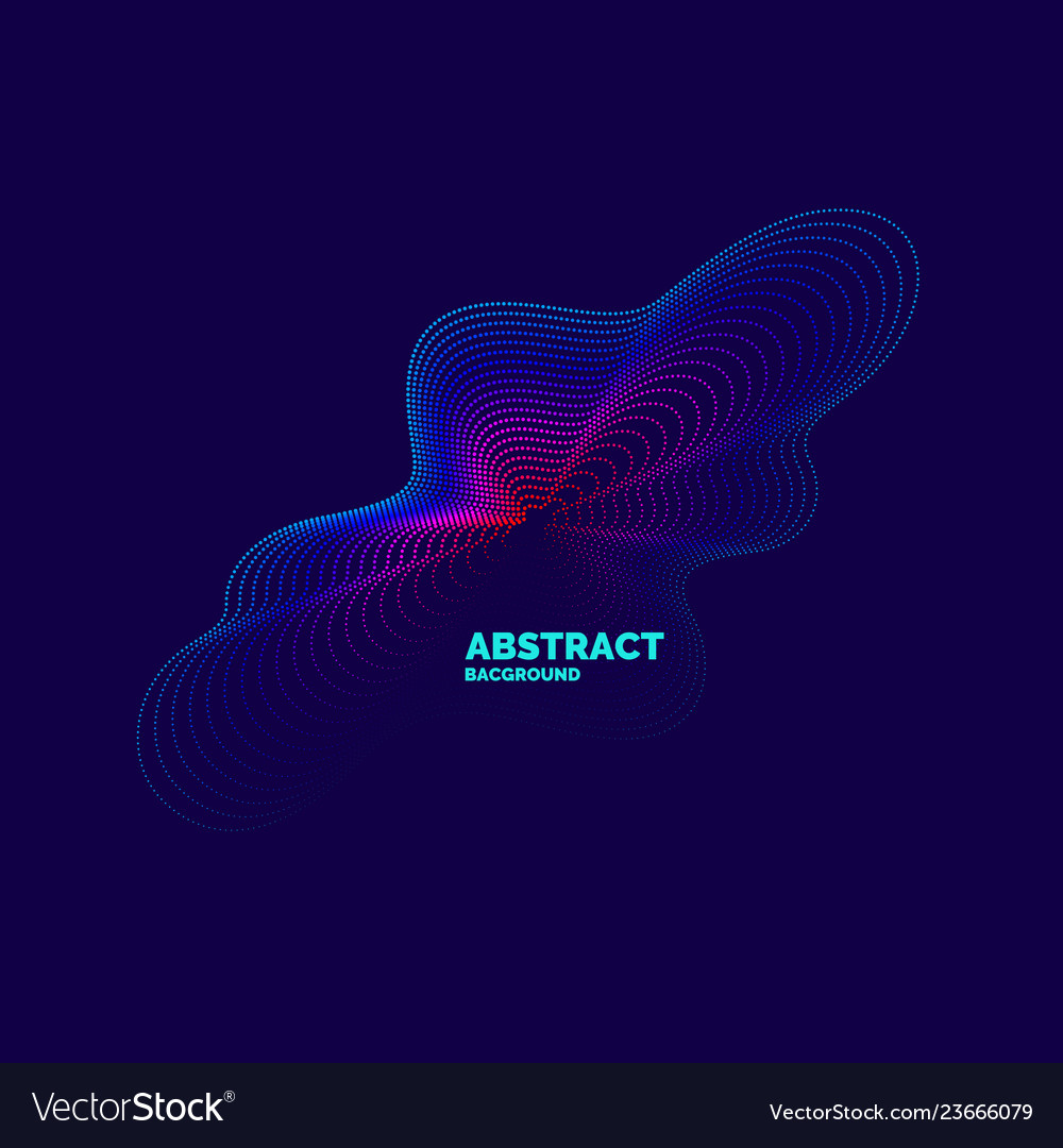 Abstract background with dynamic waves Royalty Free Vector