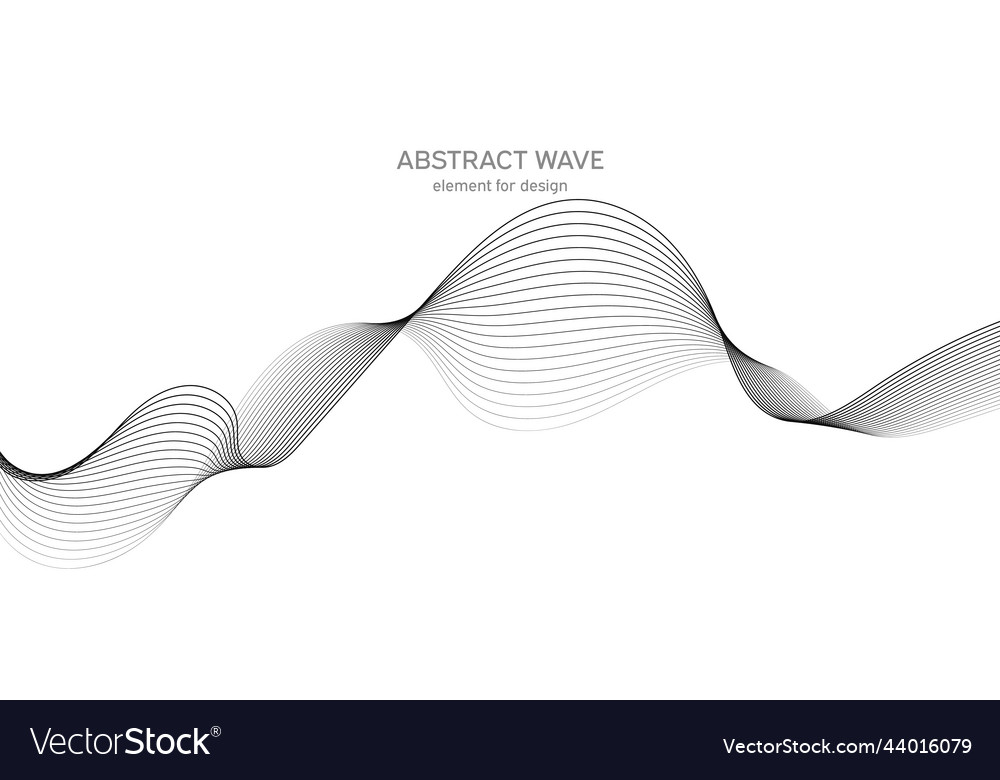 Abstract wave element for design digital vector image Abstract wave element for design digital