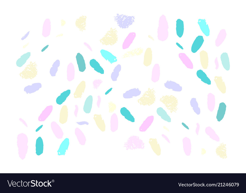 Artistic confetti pattern