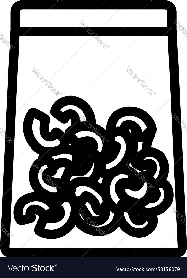 Macaroni Package Icon Royalty Free Vector Image Macaroni Package Icon Royalty Free Vector Image
