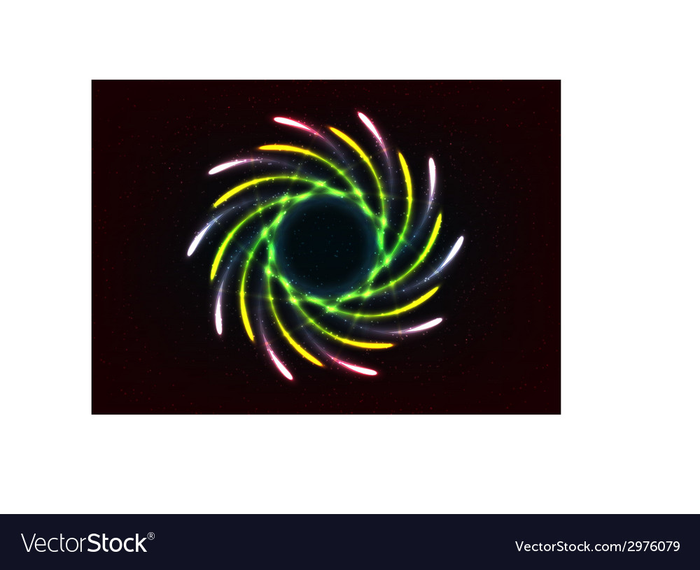 Rainbow abstract element