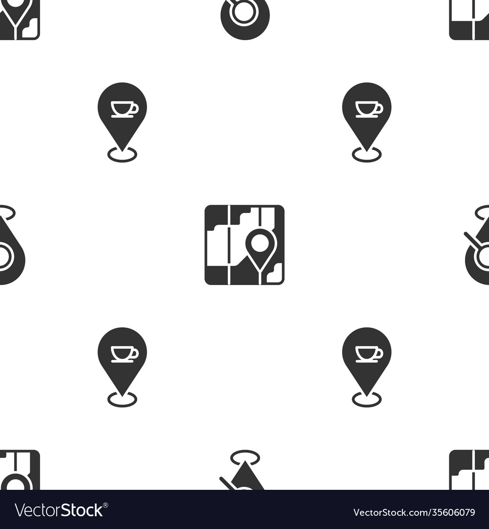 Set search location city map navigation vector image Set search location city map navigation