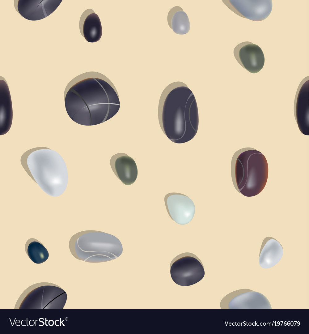 Smooth Stone Pebble Pattern