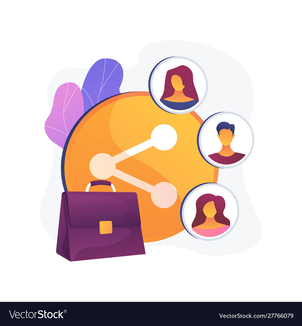 Student exchange program concept metaphor vector image Student exchange program concept metaphor