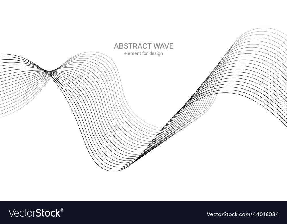 Abstract wave element for design digital vector image Abstract wave element for design digital