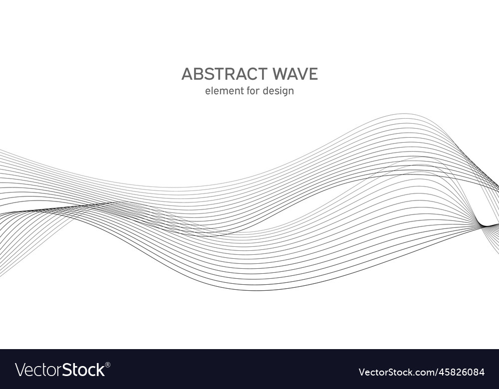 Abstract wave element for design digital vector image Abstract wave element for design digital
