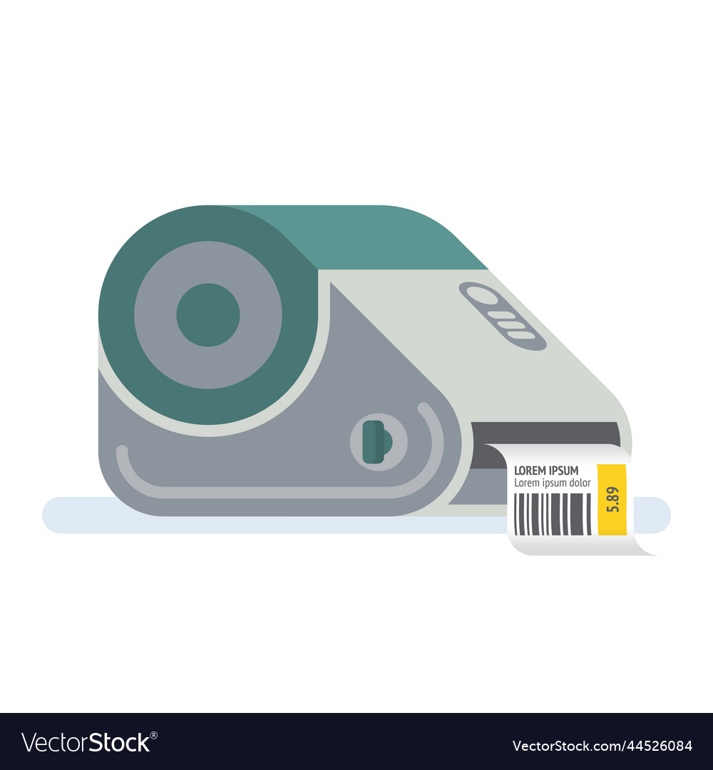 Bar code printer label