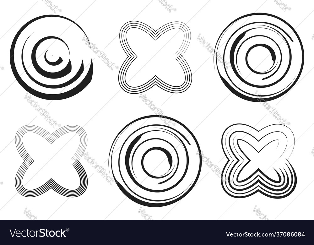 Circular radial element shape set image