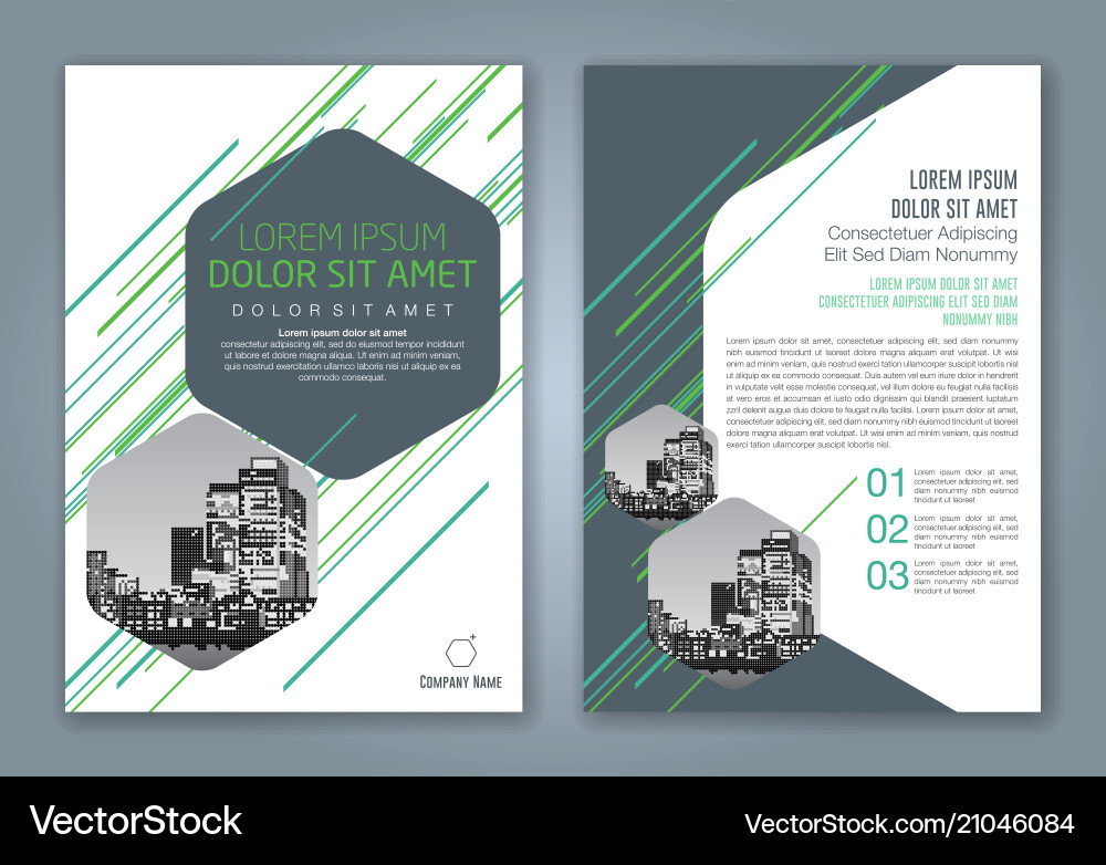 Cover annual report 756 Royalty Free Vector Image