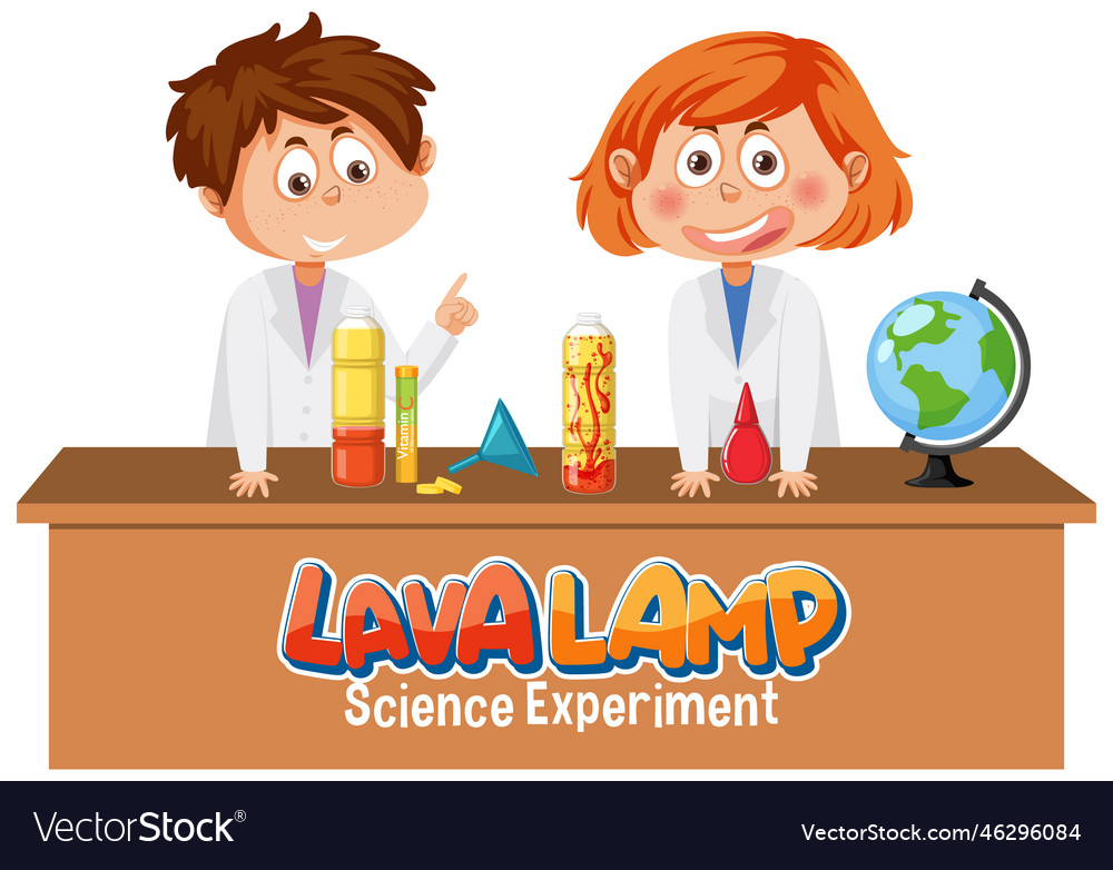 Lava lamp science experiment