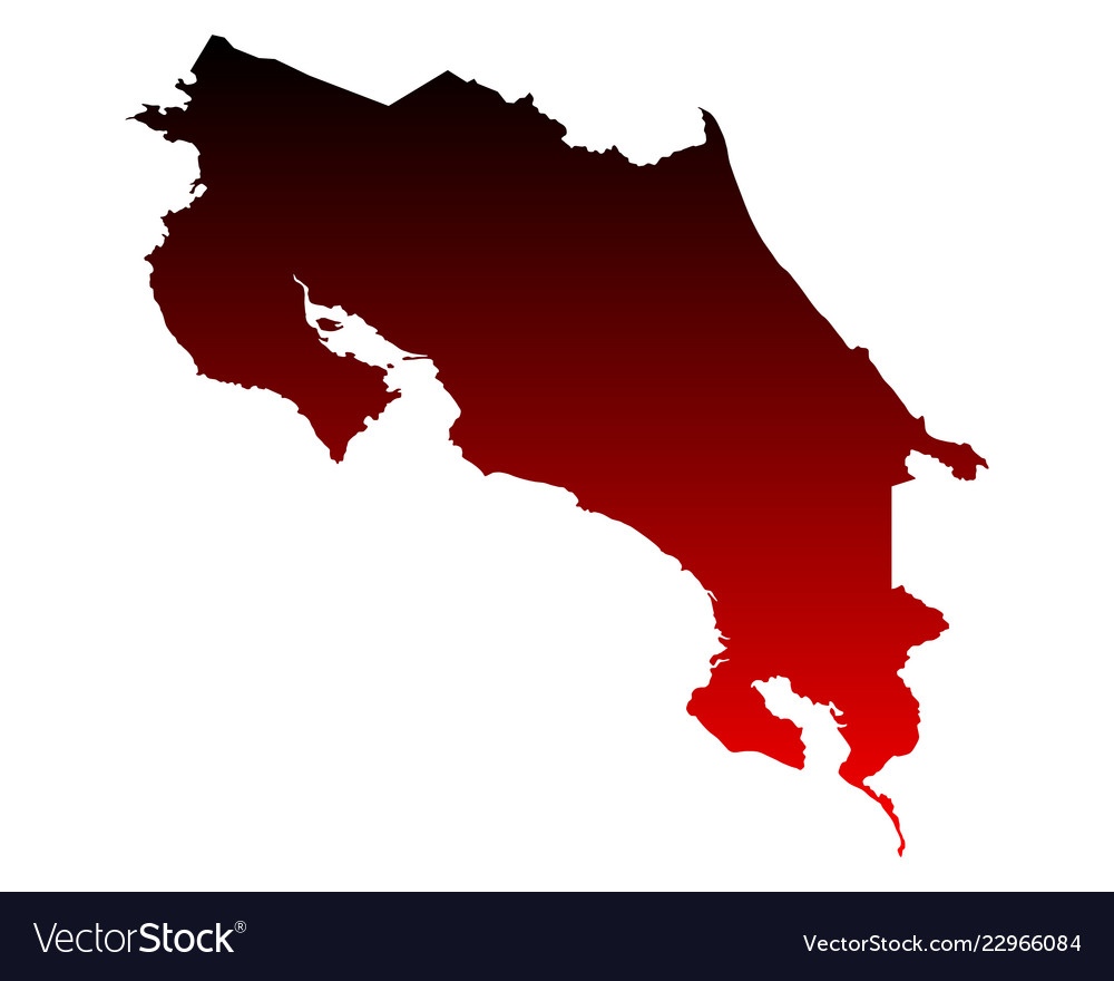 Map of costa rica