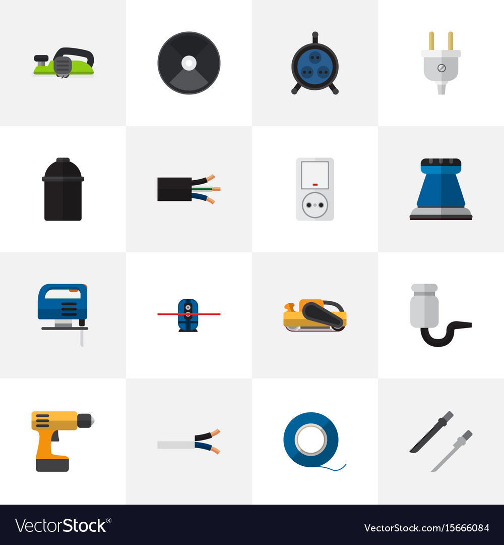 Set of 16 editable instruments icons includes