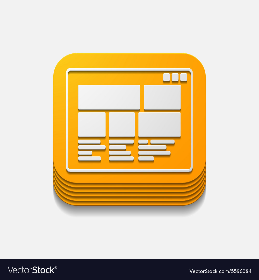 Square button interface