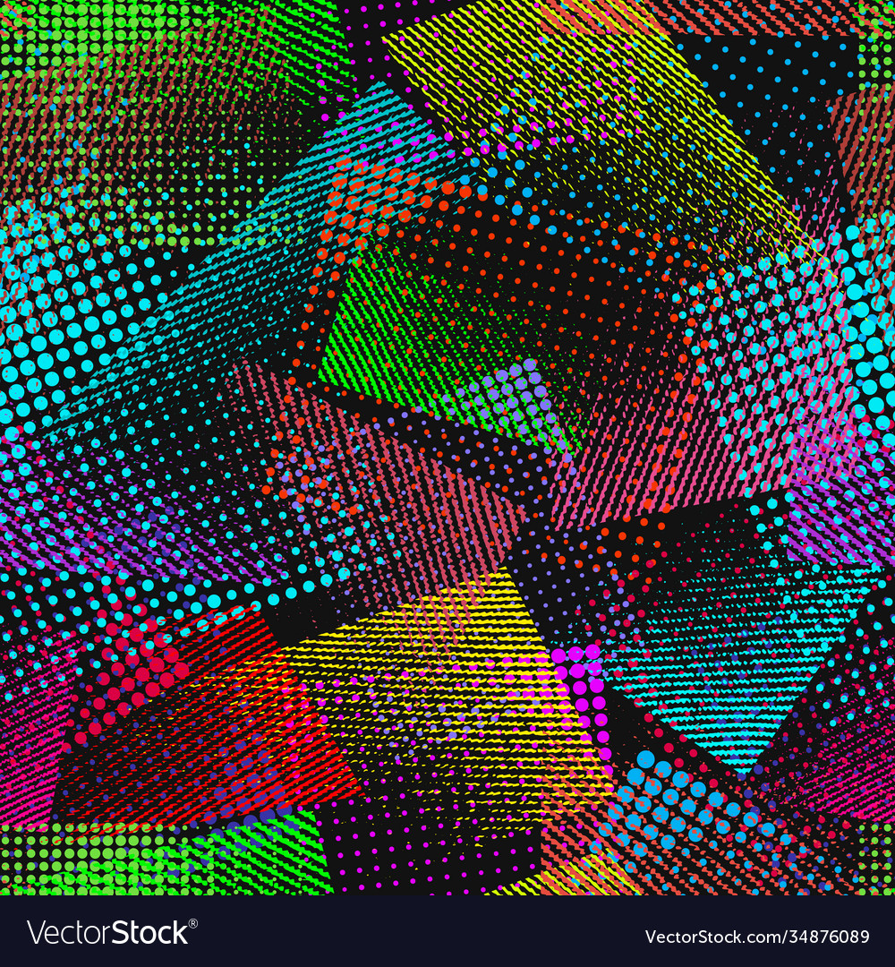 Abstract seamless chaotic pattern with urban vector image Abstract seamless chaotic pattern with urban