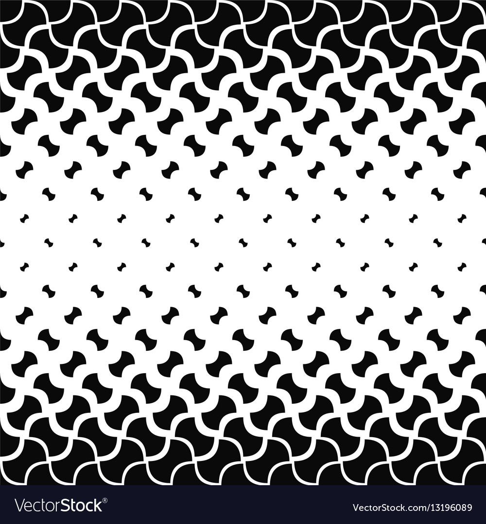Black and white curved shape pattern background
