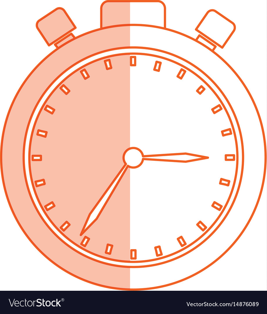 Chronometer device isolated icon